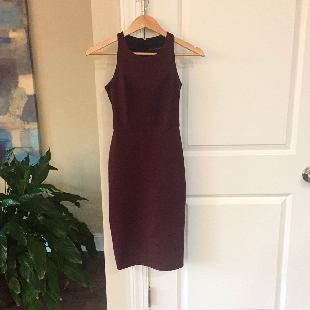 Banana Republic Burgundy Wine Sleeveless Dress